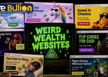 Weird Wealth Websites