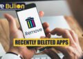 Recently Deleted Apps