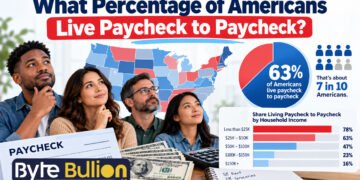 what percentage of americans live paycheck to paycheck